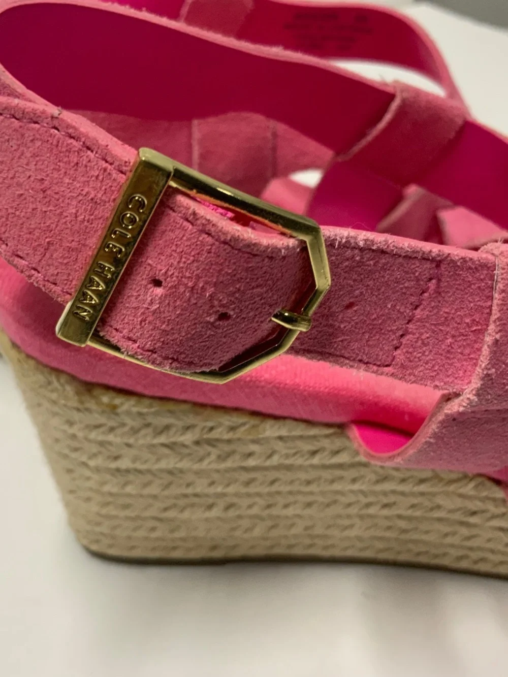 Cole haan pink wedges